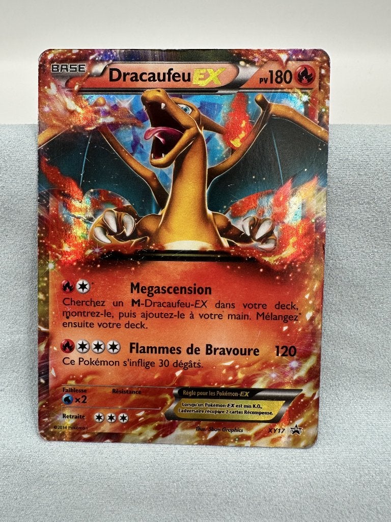 Pokémon Dracaufeu EX (Charizard EX) XY17 - Frans, Hobby & Loisirs créatifs, Enlèvement ou Envoi, Utilisé, Cartes en vrac, Foil