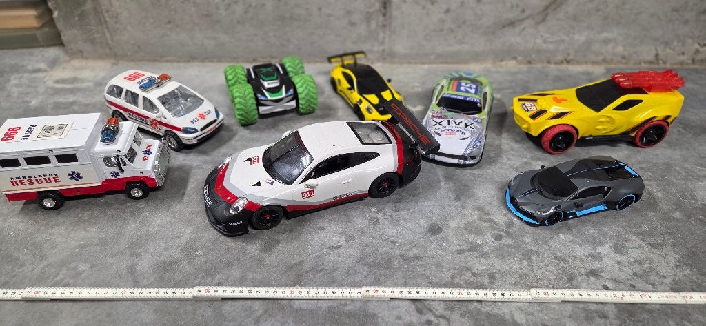 Lot speelgoedauto's en hulpdienstvoertuigen, Ophalen, Gebruikt, Jongen of Meisje