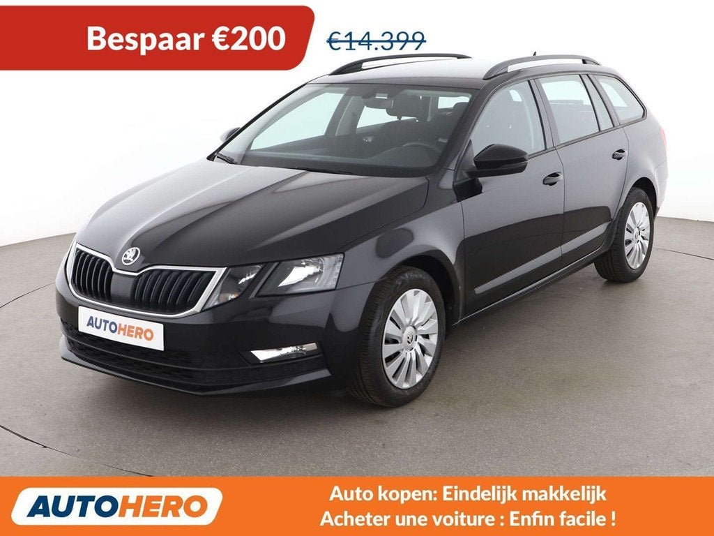 Skoda Octavia 1.5 TSI ACT Ambition (bj 2018), Auto's, Voorwielaandrijving, Stof, Zwart, 115 g/km