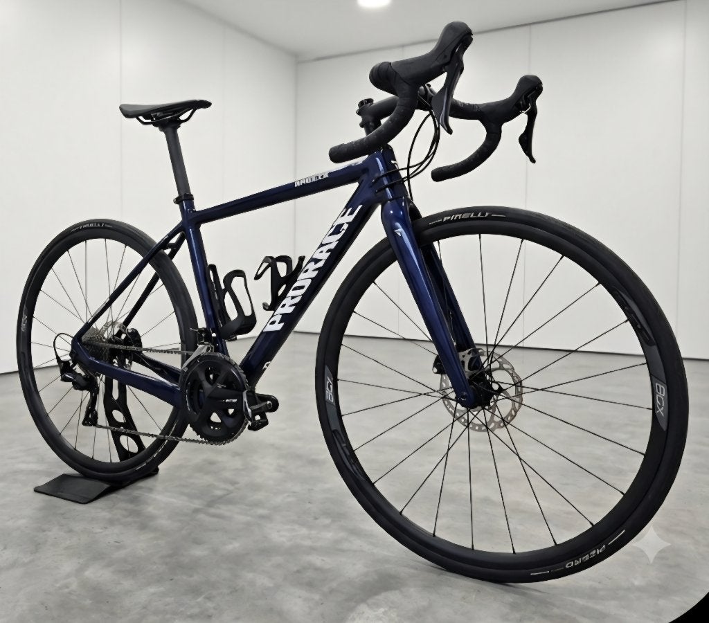 Prorace gravel koersfiets electrisch ondrrsteunt, Carbon, 49 tot 53 cm, Zo goed als nieuw, Meer dan 20 versnellingen
