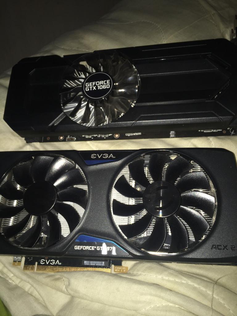 GTX 1060 et GTX 970 à vendre, Informatique & Logiciels, HDMI, Autres chipsets, Comme neuf, Enlèvement