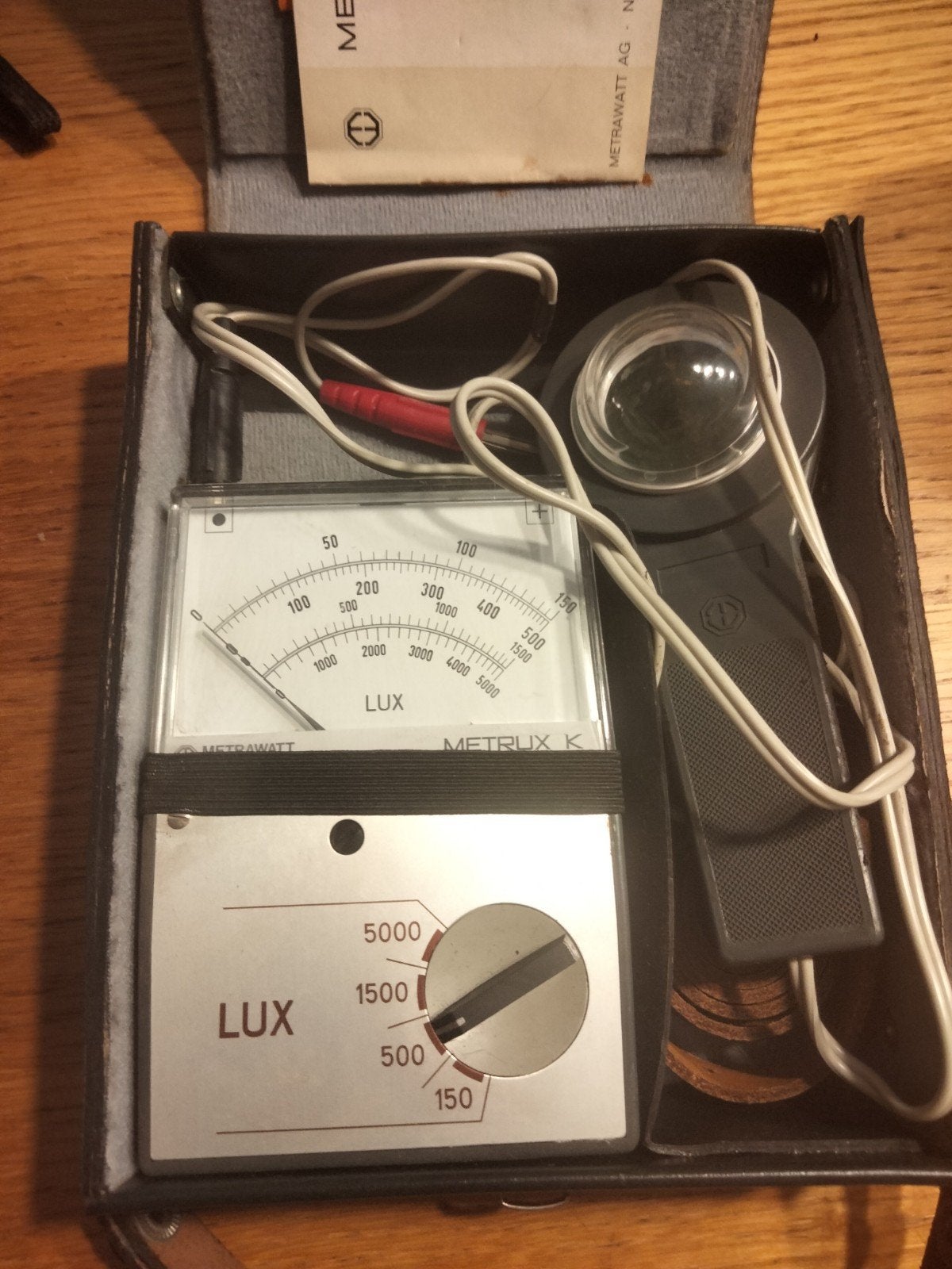 Luxmètre metrawatt, metrux k, Enlèvement ou Envoi