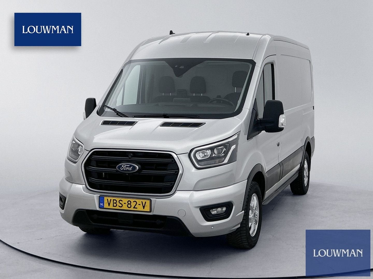 Ford Transit 350 2.0 TDCI L2H2 Limited 185pk Sync3 Adaptieve, Autos, Argent ou Gris, Achat, Entreprise, Diesel