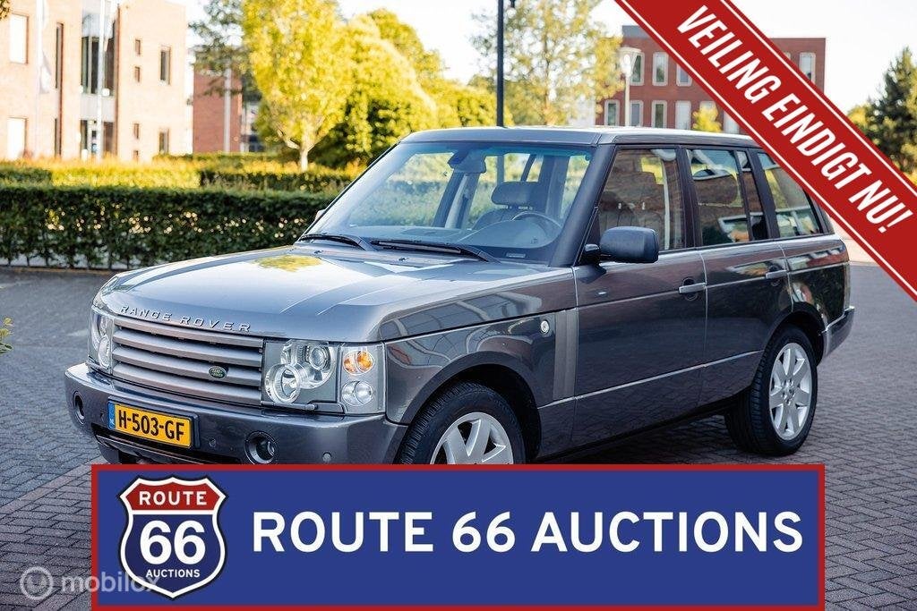 Land Rover Range Rover Vogue | 2004 | Route 66 Auctions, Auto's, Land Rover, Gebruikt, Zwart, Bedrijf, Handgeschakeld