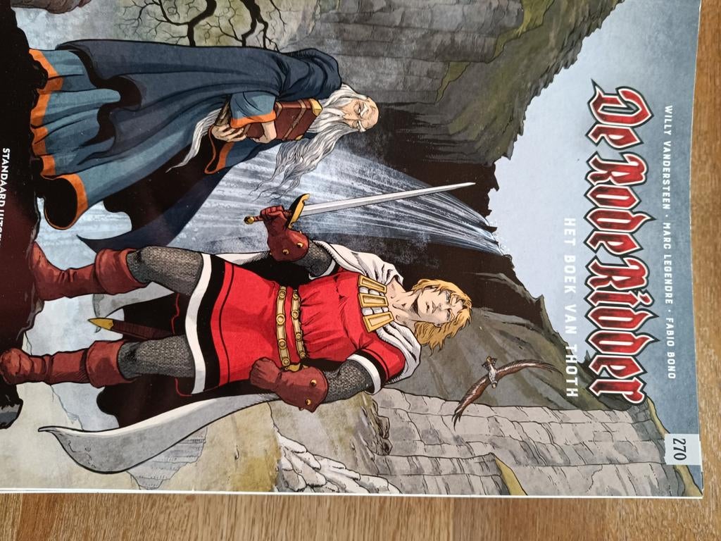 De rode ridder strips, Ophalen