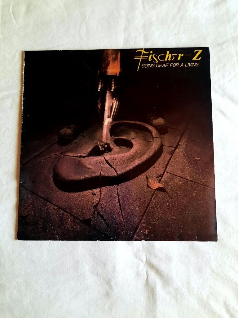 Fischer-Z - Going Deaf For A Living, Cd's en Dvd's, Ophalen, LP, Gebruikt, Inclusief binnenhoes
