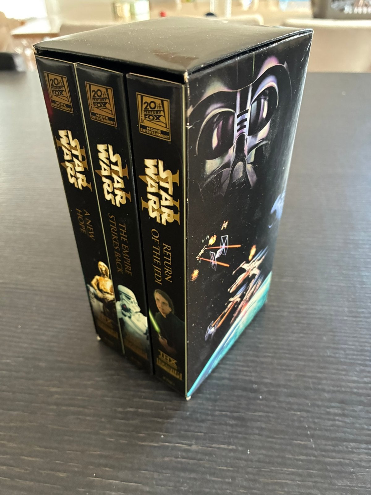 Star Wars Trilogy VHS Boxset – 3 delen – THX – 1995, Cd's en Dvd's, Engels, Alle leeftijden, Science Fiction en Fantasy, Zo goed als nieuw