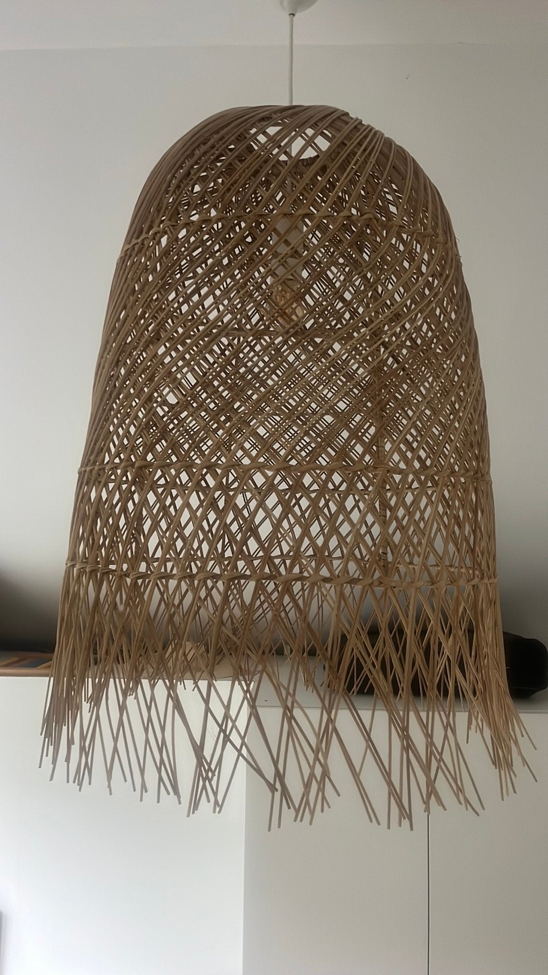 Lampe rotin, Enlèvement, Comme neuf