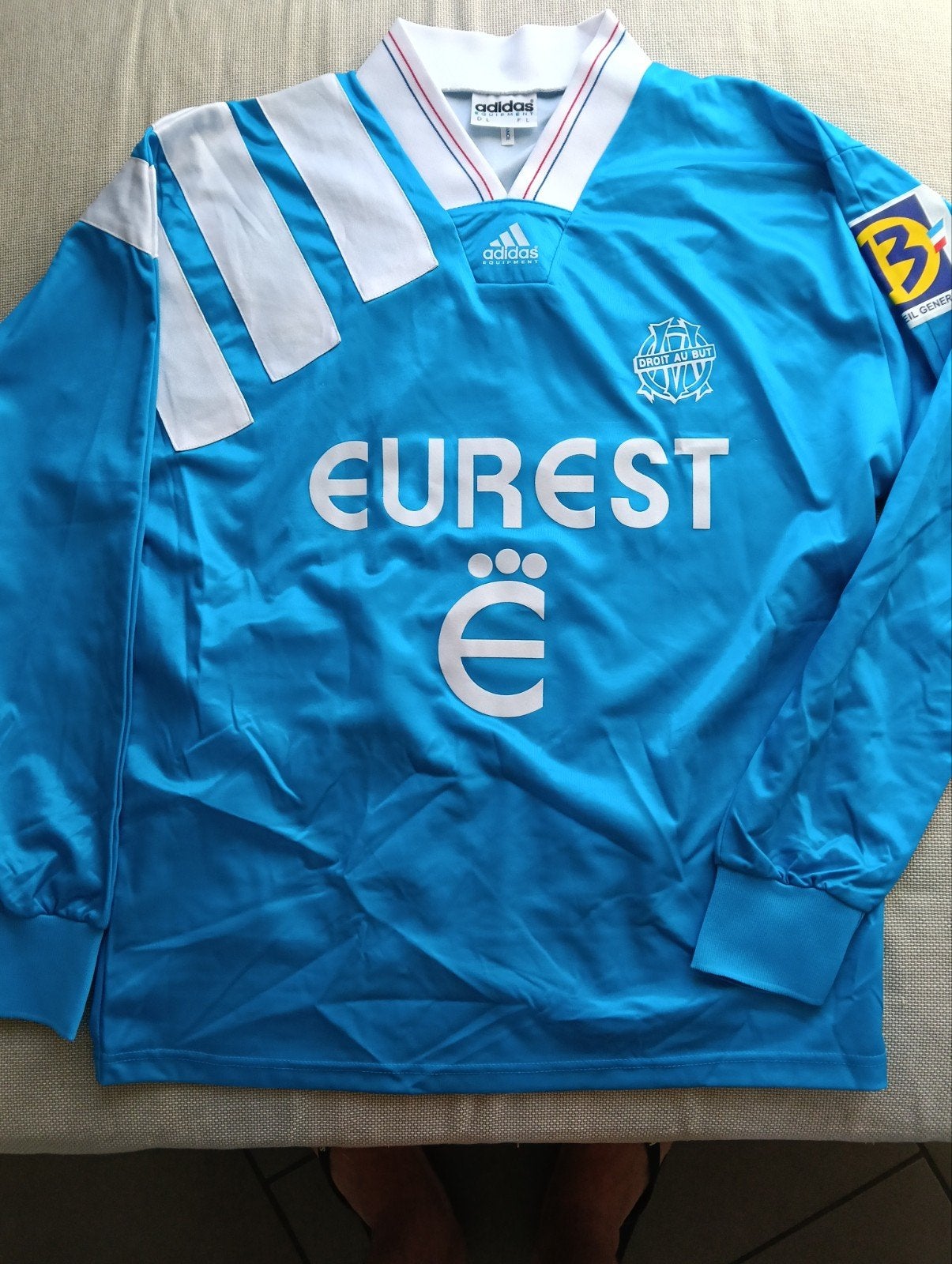 maillot Marseille 93/94, Taille L, Envoi, Neuf, Maillot