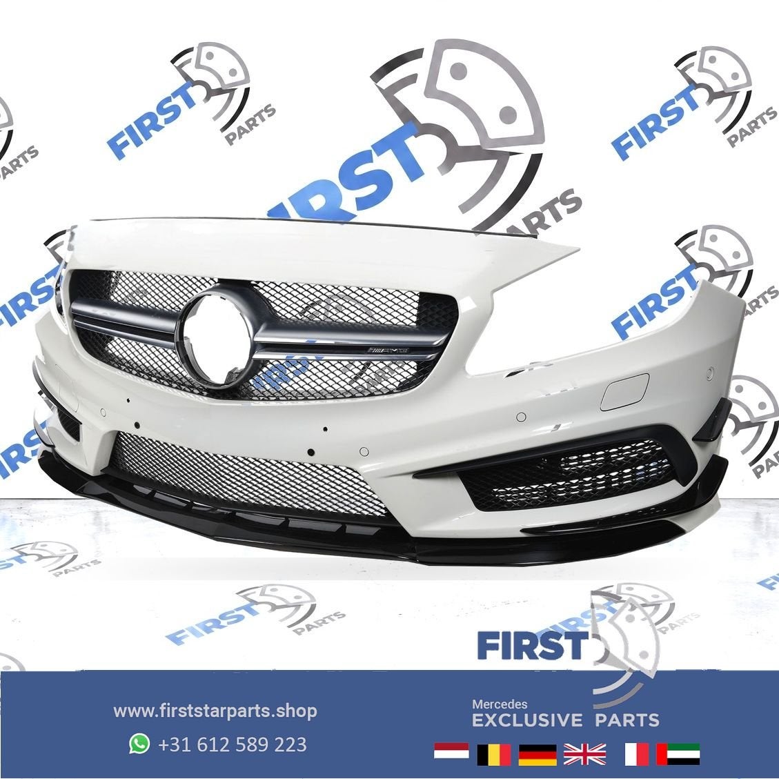 W176 A45 AMG VOORBUMPER COMPLEET AERO PAKKET Mercedes A Klas, Utilisé, -, Avant, -