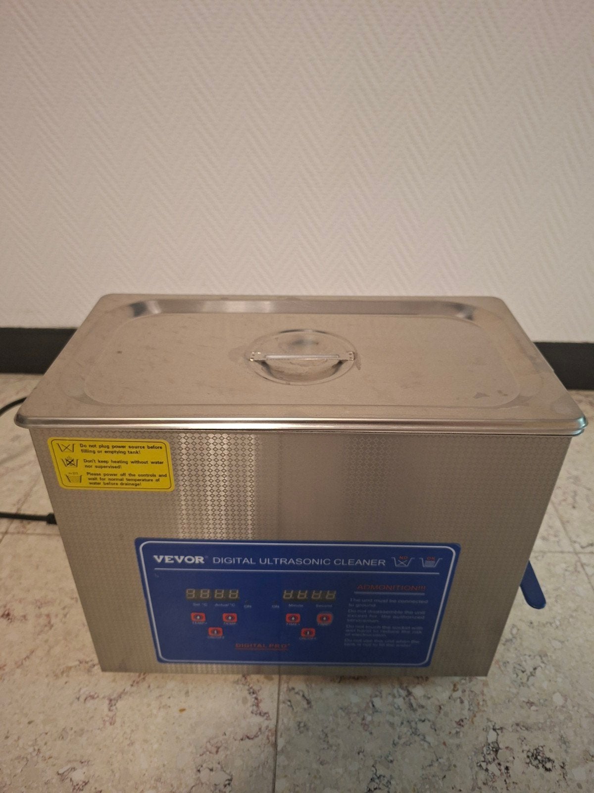 Nettoyeur à ultrasons 6L, Enlèvement