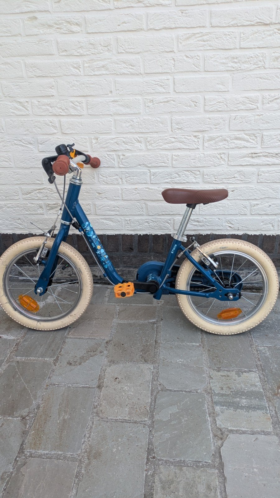 kinderfiets Btwin Hybrid 14 inch, Fietsen en Brommers, Ophalen, Zo goed als nieuw, Minder dan 16 inch, Btwin Decathlon