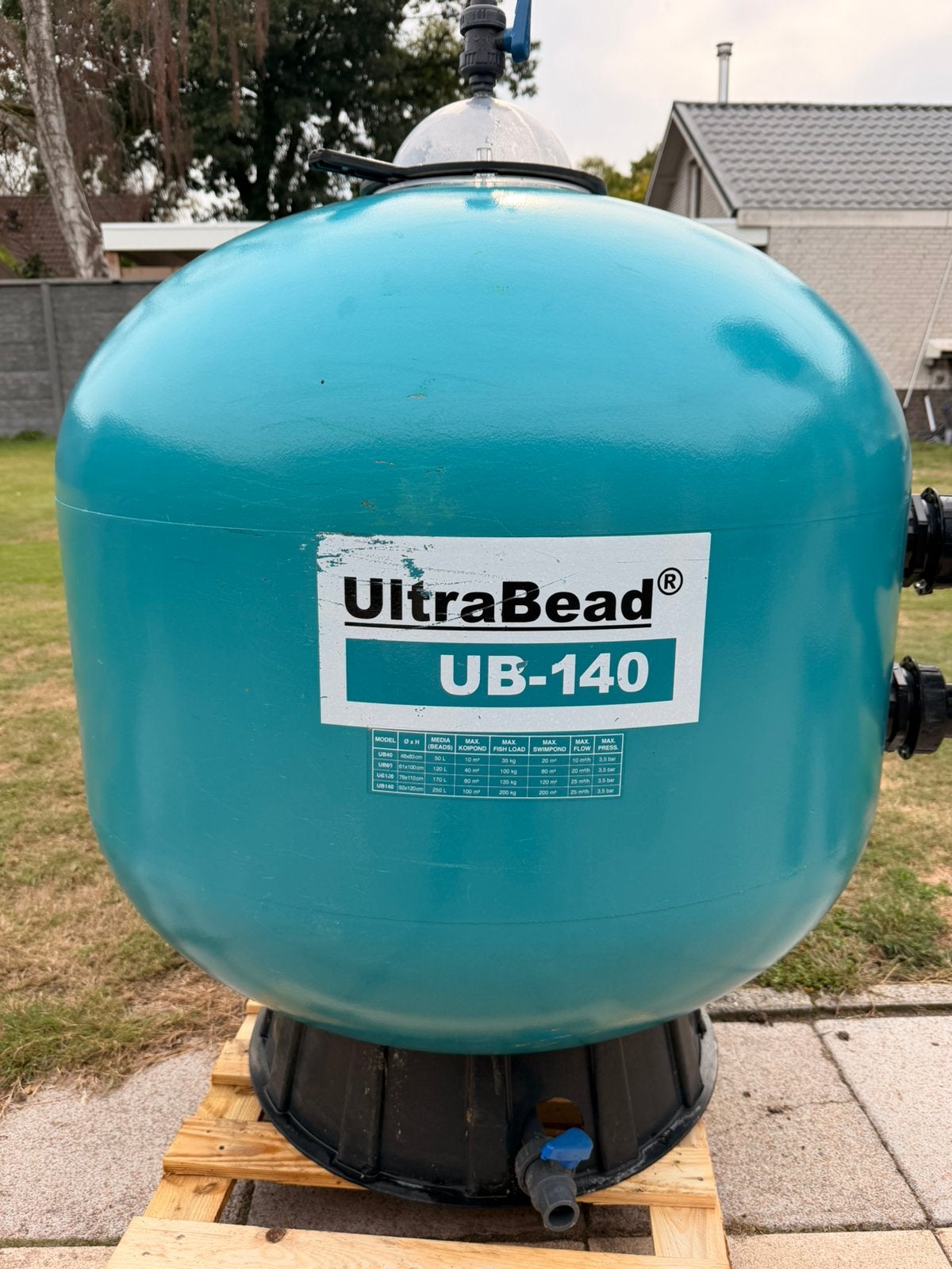 AquaForte UltraBead UB-140 - comme neuf - complet !, Enlèvement ou Envoi, Comme neuf, Filtre de bassin