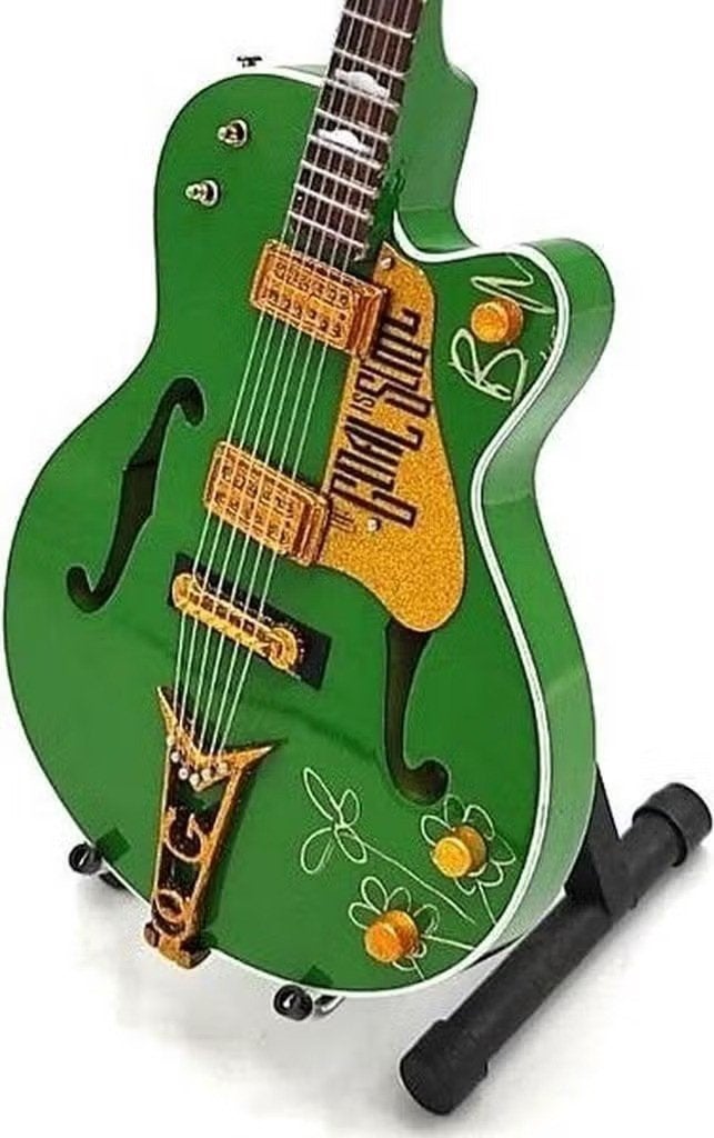 Miniatuurreplica Gretsch Irish Falcon gitaar - Bono - U2, Enlèvement ou Envoi, Neuf, Guitare acoustique