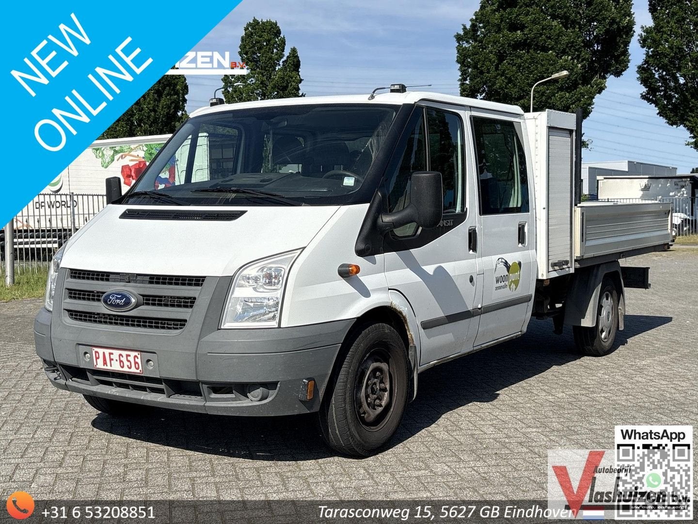 Ford Transit 350L 2.4 TDCI Ambiente EF DC | € 4.450,- NETTO!, ABS, Wit, Bedrijf, Ford