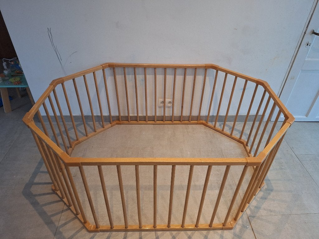 Houten grondparkje, Ophalen, Gebruikt, Hout