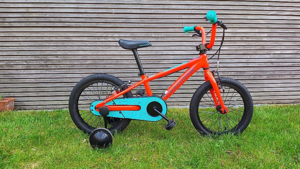 Cannondale Trail 16 kinderfiets/single speed/zijwieltjes, Frein sur jante, Stabilisateurs, Enlèvement, Cannondale