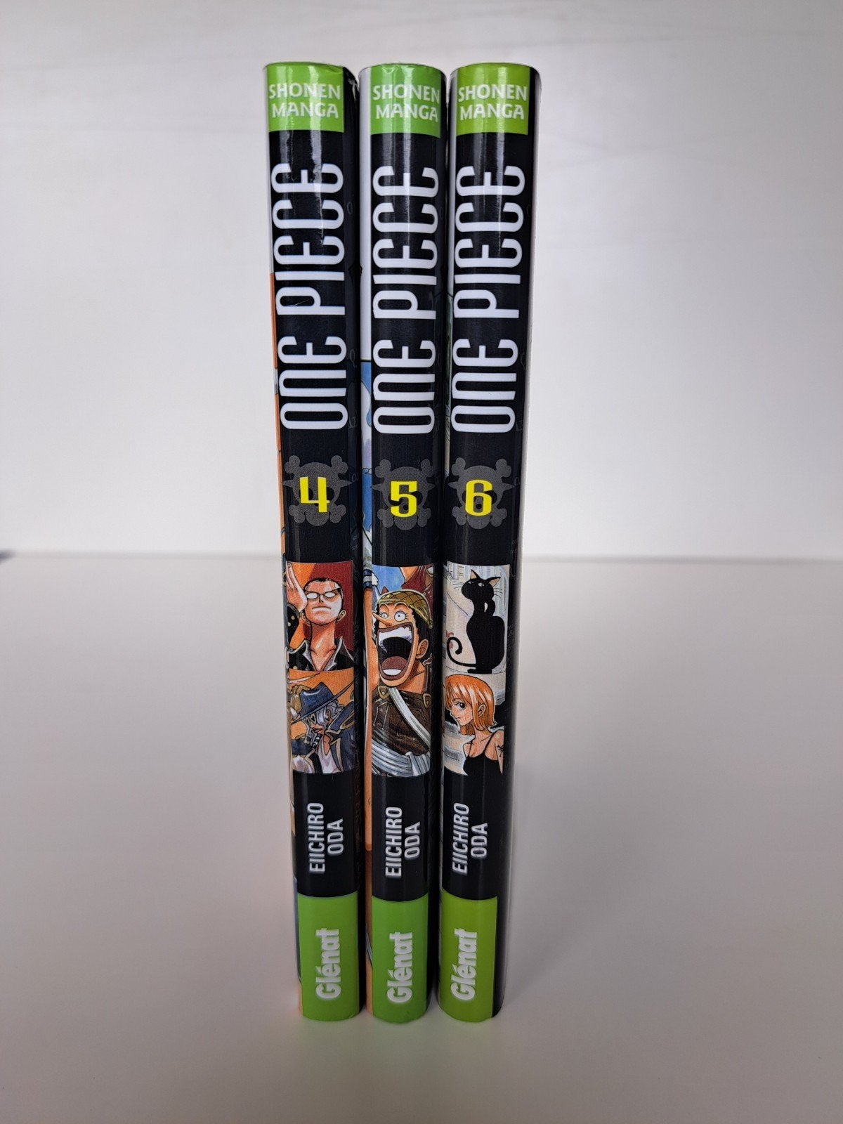Manga one piece tomes 4,5,6 en très bon état,12 euro les 3., Livres