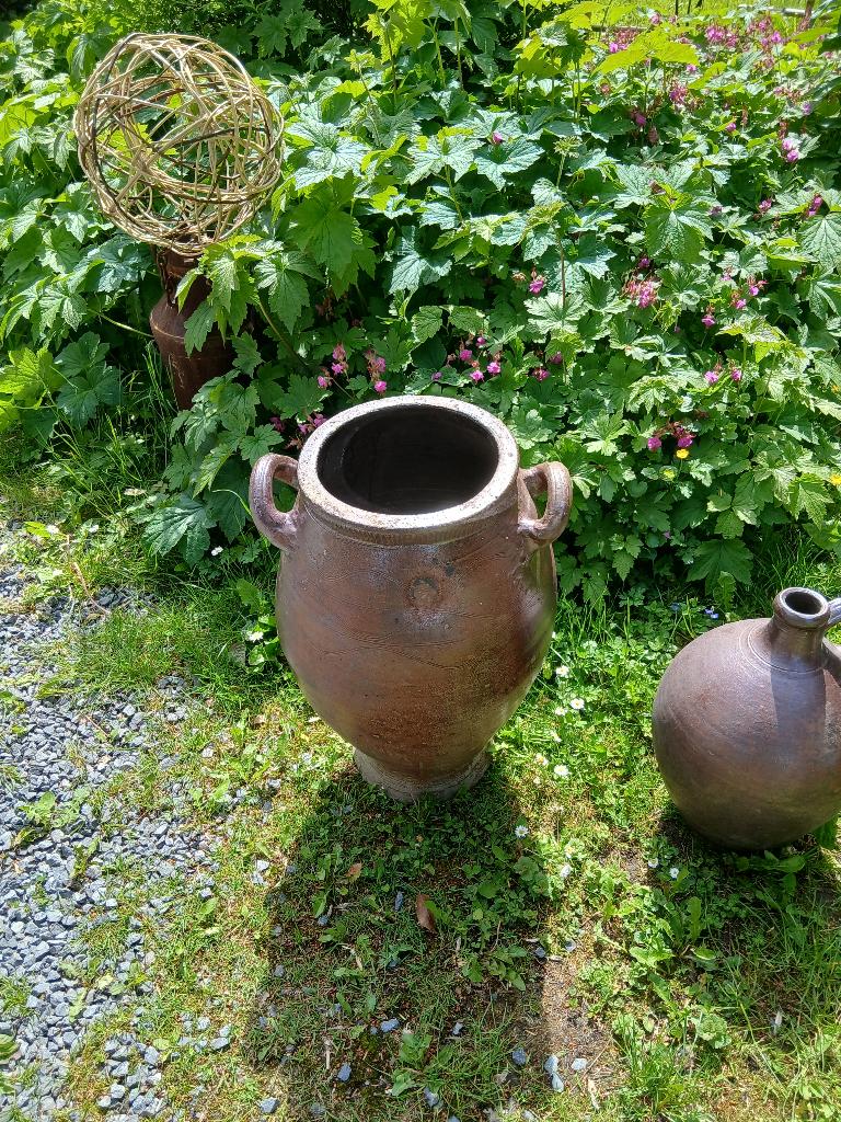Pots terre cuite emaillèes, Enlèvement