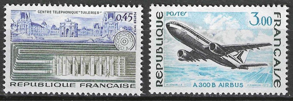 Frankrijk 1973 - Yvert 1750-1751 - Realisaties (PF), Postzegels en Munten, Verzenden, Postfris