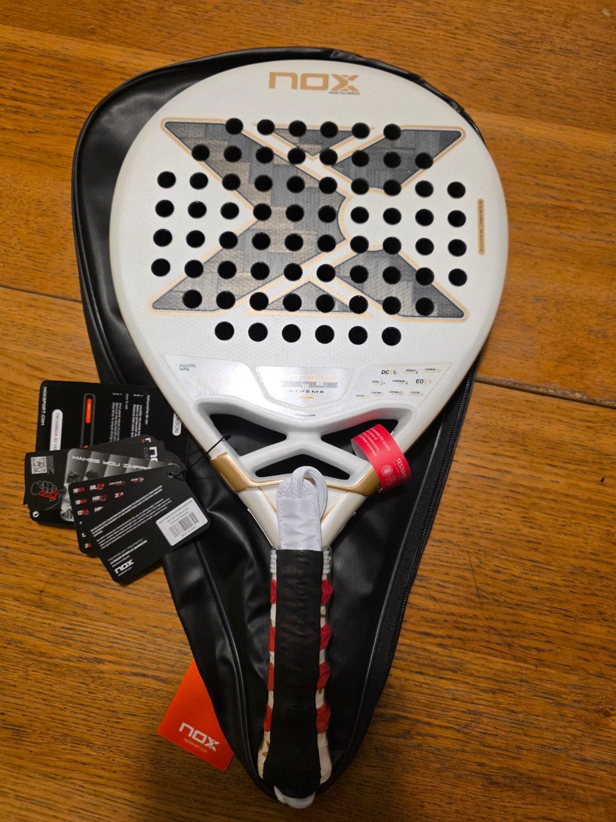 NOX AT10 Genius 12K Alum Xtrem By Agustin Tapia 2026, Sport en Fitness, Padel, Ophalen