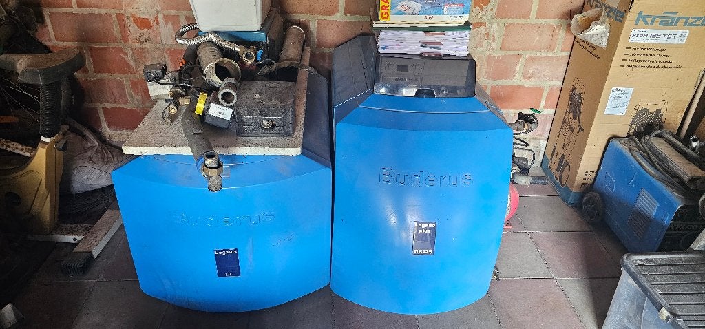 Buderus olieketel, Ophalen, Gebruikt, Boiler