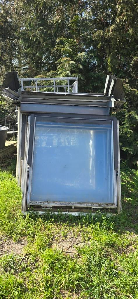 Velux dakramen 114x118cm, Ophalen, 80 tot 120 cm, Dubbelglas, 80 tot 120 cm
