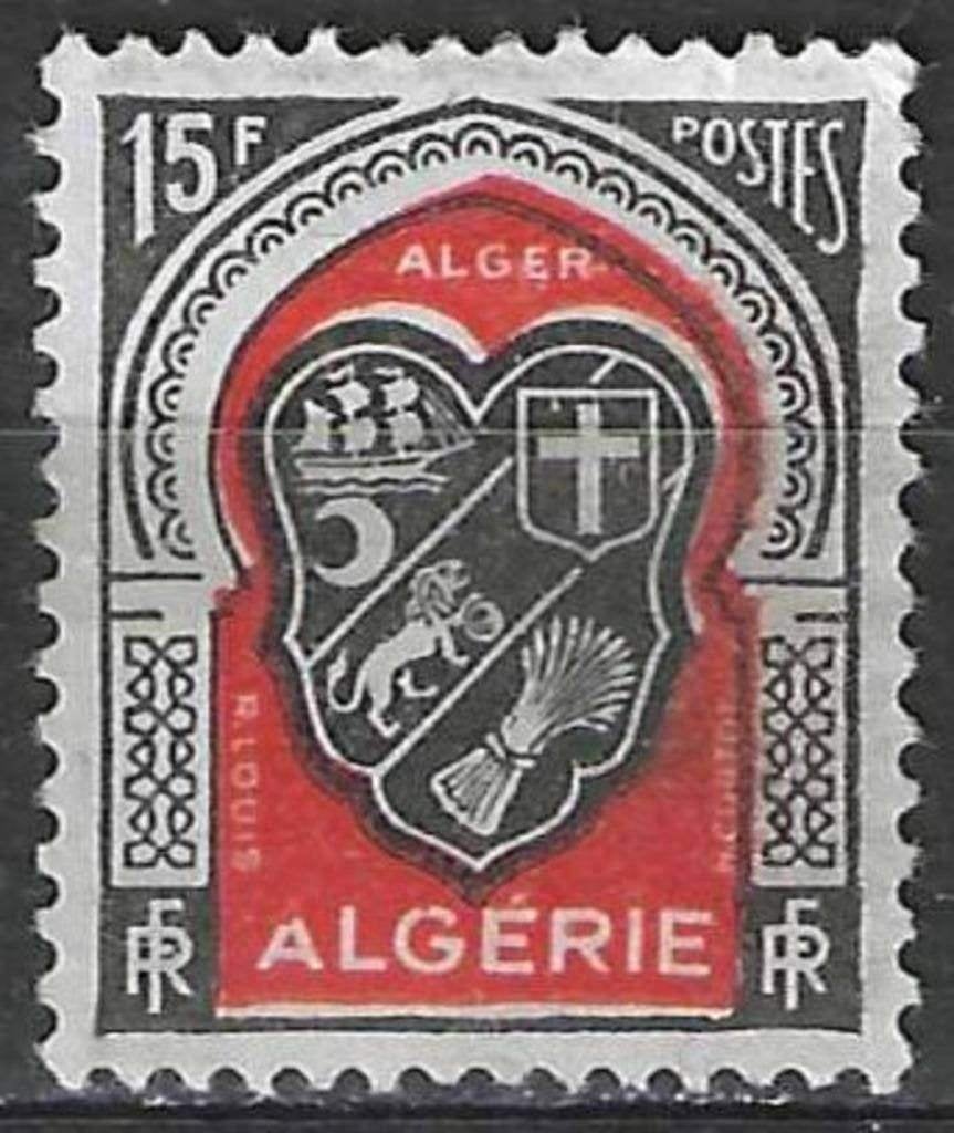 Algérie 1948 - Yvert 271 - Armoiries d'Alger (ST), Envoi, Affranchi