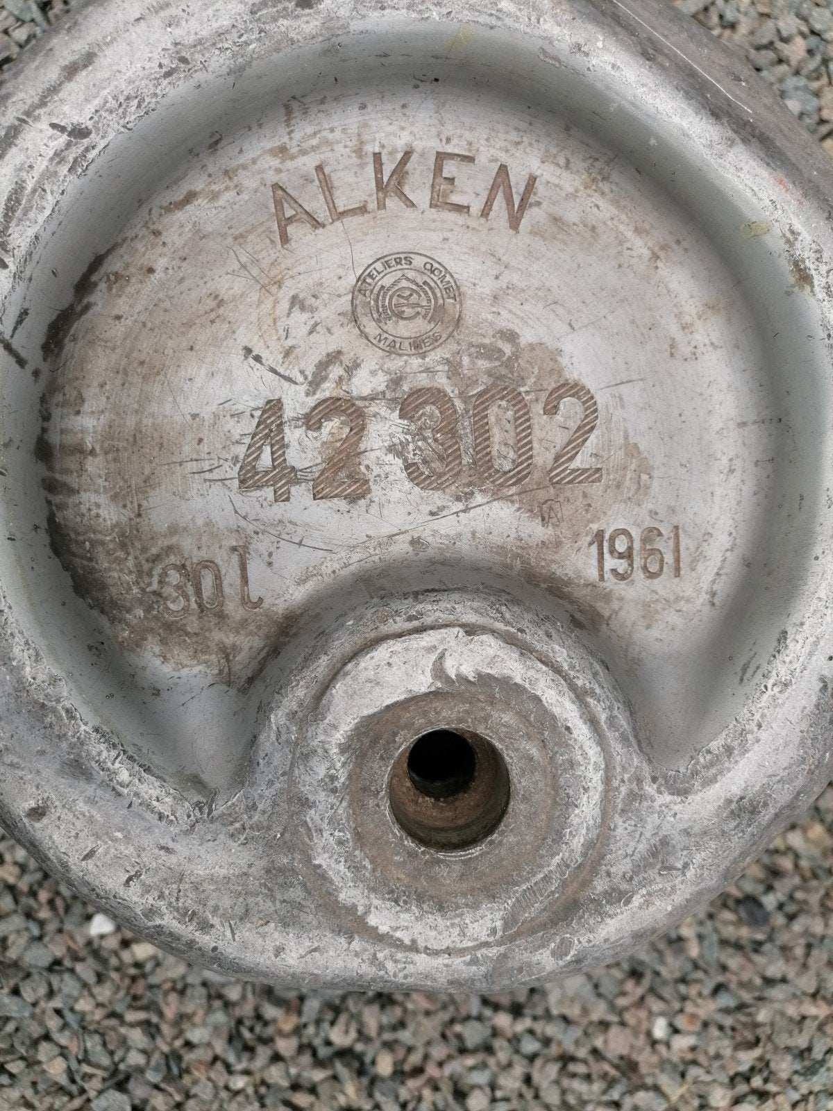 Ancien tonneau à bière Alken de 1961 30 litres, Enlèvement