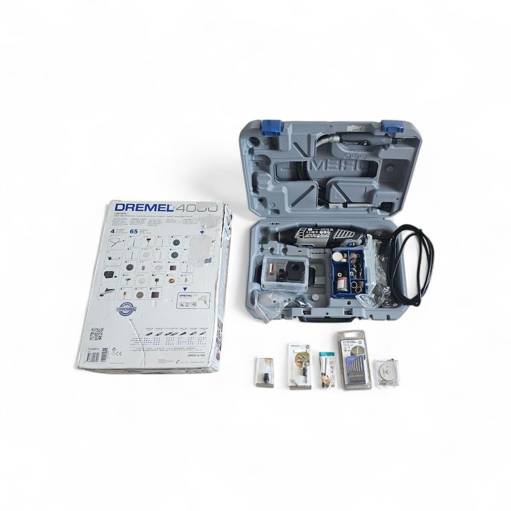 Dremel 4000 4/65 + accessoires, Enlèvement