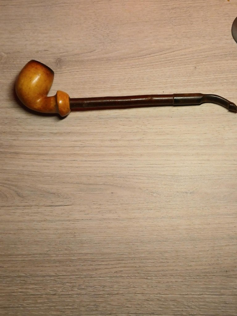 Oude traditionele jachtpijp van zeeschuim, Verzenden, Gebruikt, Overige typen