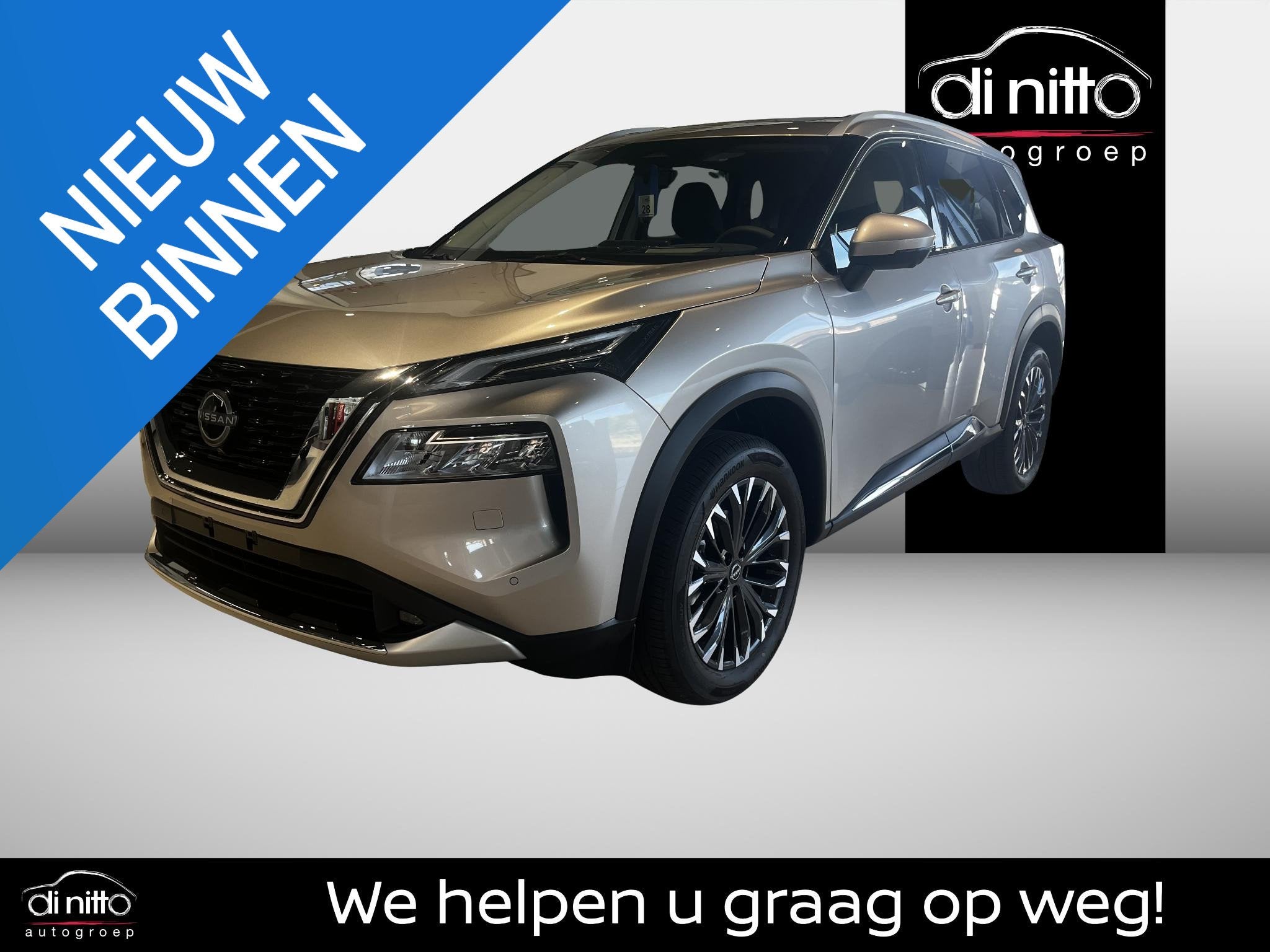 Nissan X-Trail Mild-Hybrid 163 X-Tronic Tekna 7Zit, Autos, Neuf, Argent ou Gris, Entreprise, 2000 kg