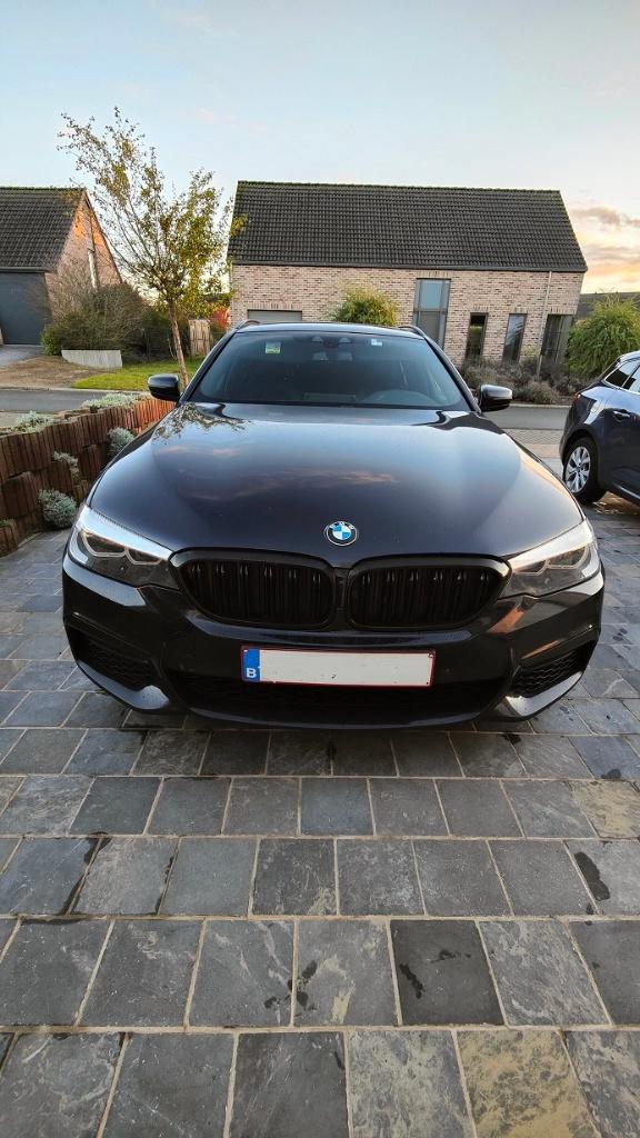 BMW 520i, Autos, BMW, Cuir, Euro 6, Entreprise, Noir