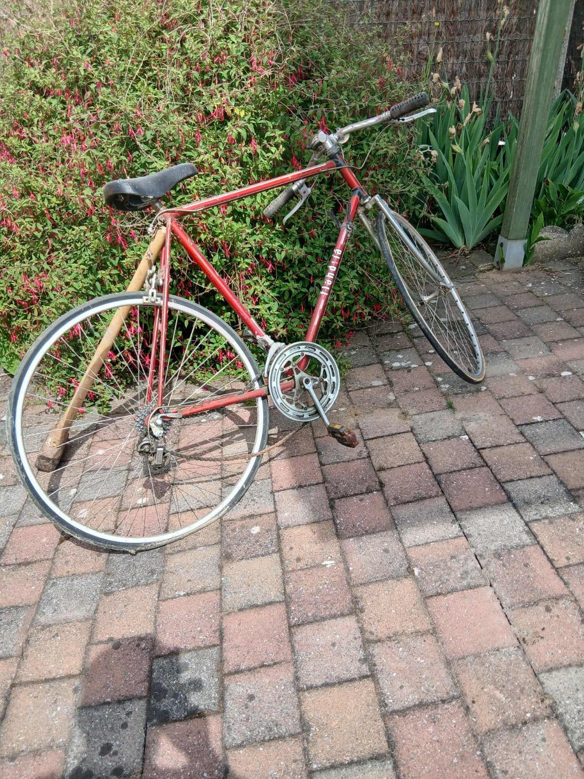 Herenfiets flandria, Ophalen