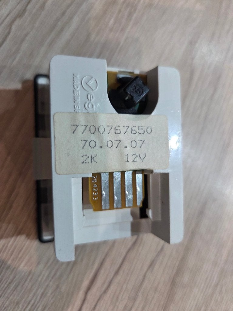 Klok renault R11, Ophalen, Gebruikt, Renault