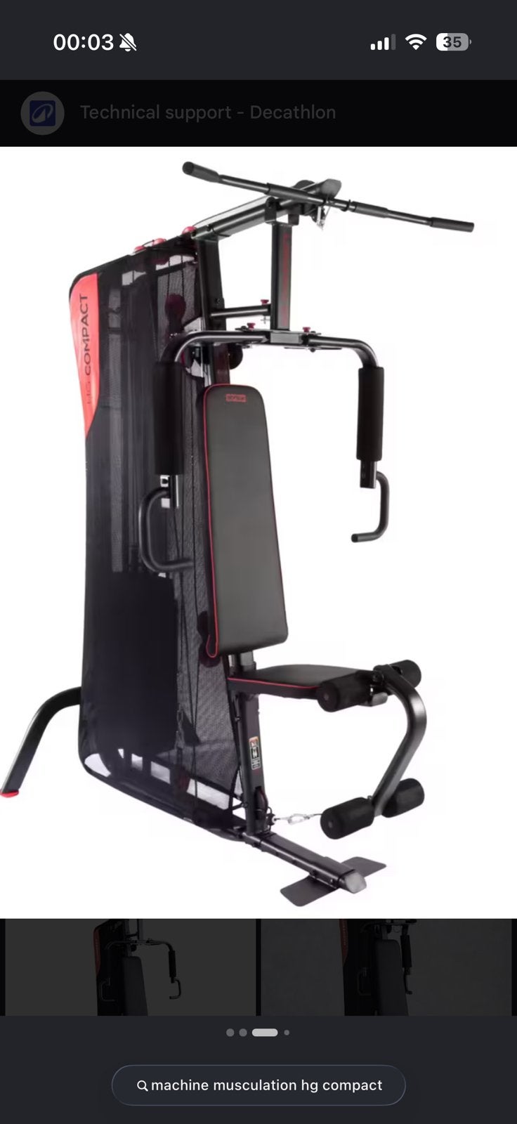 Home Gym Compact 900 Domyos – 329 €, Sports & Fitness, Appareils de fitness, Enlèvement