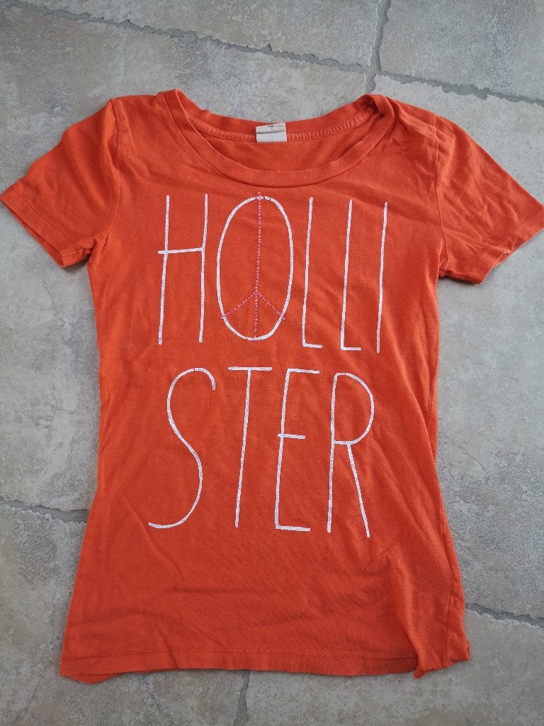 Merk Hollister: mooie t-shirt mt 170, Kinderen en Baby's, Meisje, Ophalen of Verzenden, Zo goed als nieuw, Shirt of Longsleeve