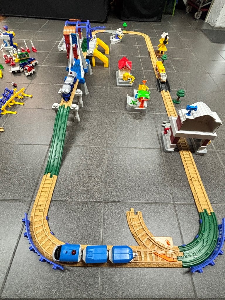Geotrax treinstel met extra’s, Enlèvement, Utilisé, Voiture ou Véhicule