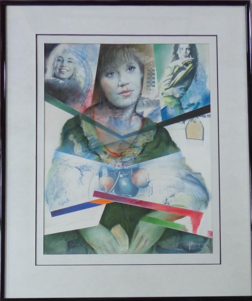 ROGER VAN BELLEGHEM / PORTRETTEN / ORIGINEEL WERK / 96x80cm, Enlèvement