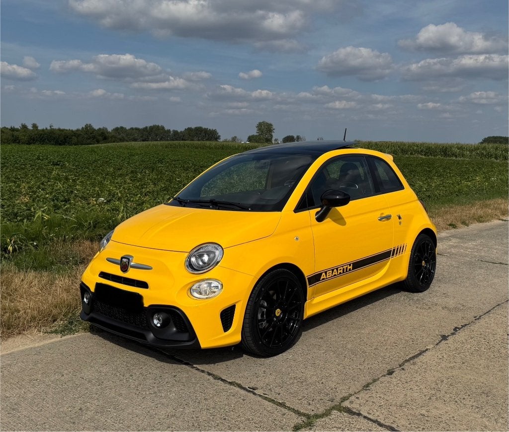 Abarth 595 met 8.000km nieuwe staat, Auto's, Abarth, Euro 6, Geel, Handgeschakeld, Particulier