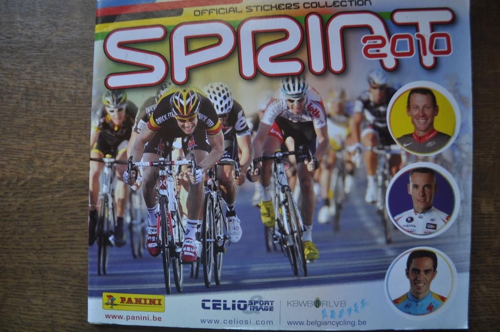 PANINI ALBUM  SPRINT 2010 MET 421/427 STICKERS, Enlèvement ou Envoi, Utilisé, Plusieurs autocollants