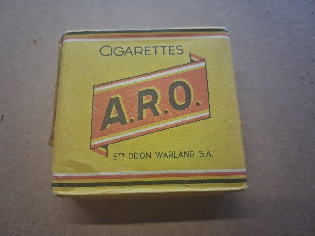 sigaretten  ODON WARLAND ARO.....taksband, Verzamelen, Ophalen of Verzenden, Zo goed als nieuw, Reclamebord