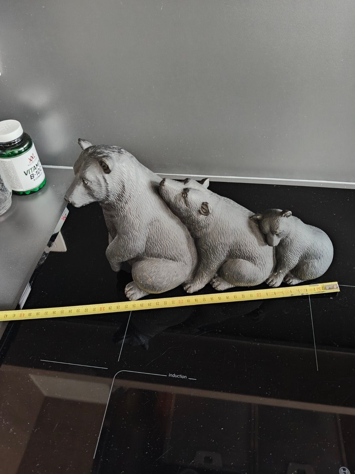 Decoratie familie beren zwart, Huis en Inrichting, Ophalen, Zwart