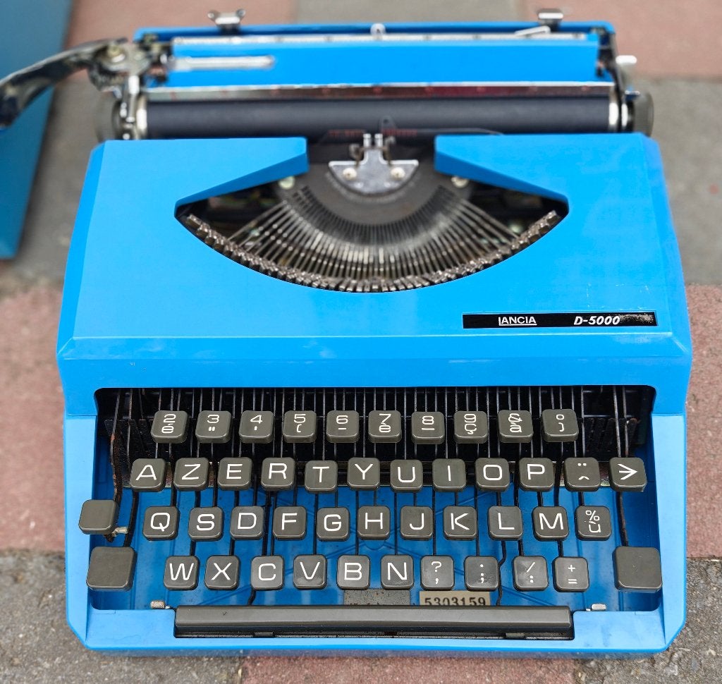 Vintage Typemachine Lancia D5000, Ophalen of Verzenden