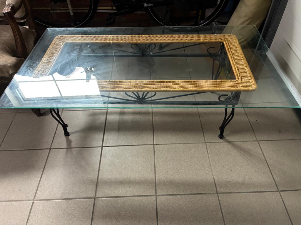 Salontafel, Maison & Meubles, Tables | Tables de salon, Enlèvement, Utilisé, Verre