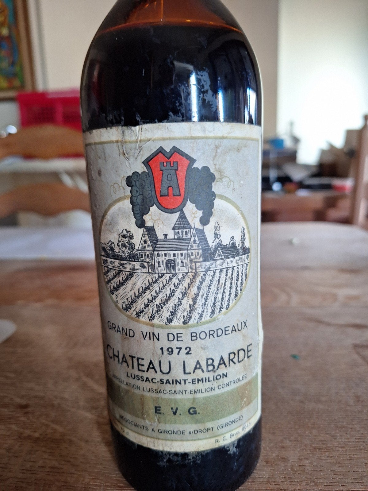 chateau Labarde 1972, Verzamelen, Wijnen, Ophalen
