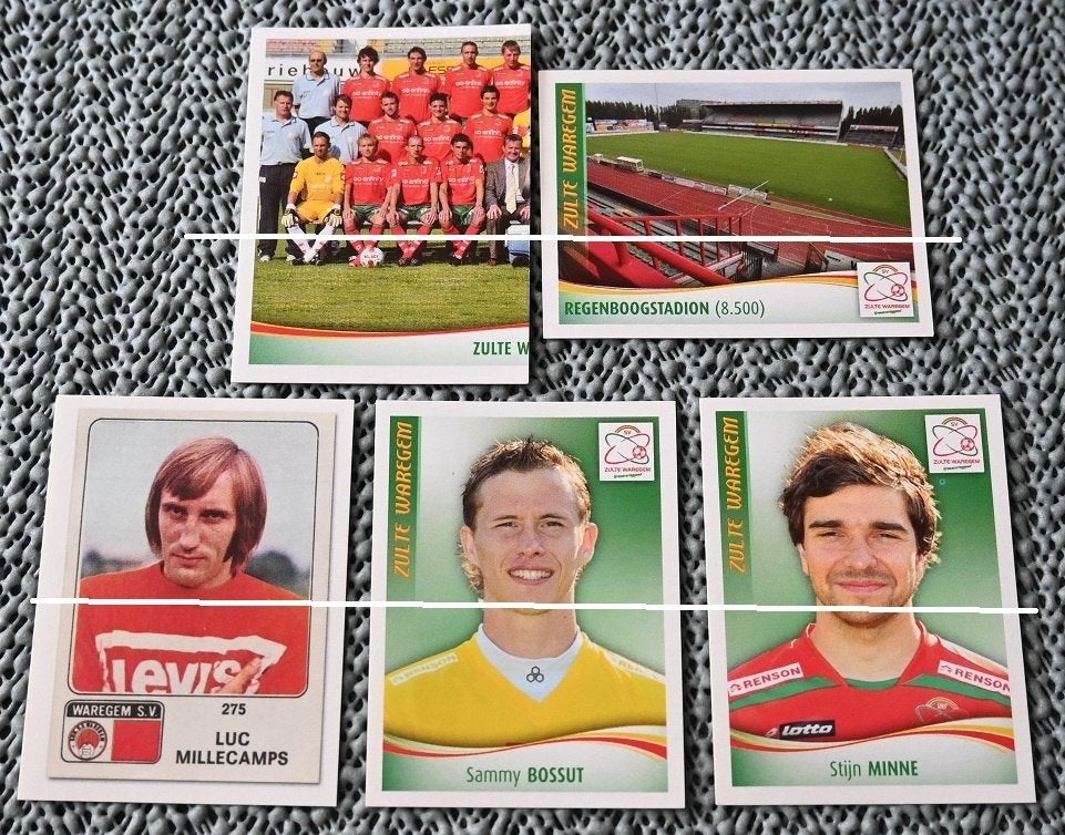Panini Football 2010/Zulte Waregem/20 autocollants, Envoi, Neuf, Affiche, Image ou Autocollant