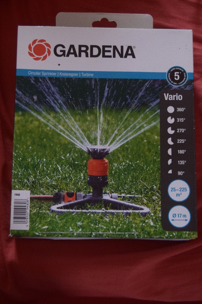 Arroseur circulaire GARDENA Comfort, Tuin en Terras, Tuinsproeiers, Ophalen, Nieuw, Turbinesproeier