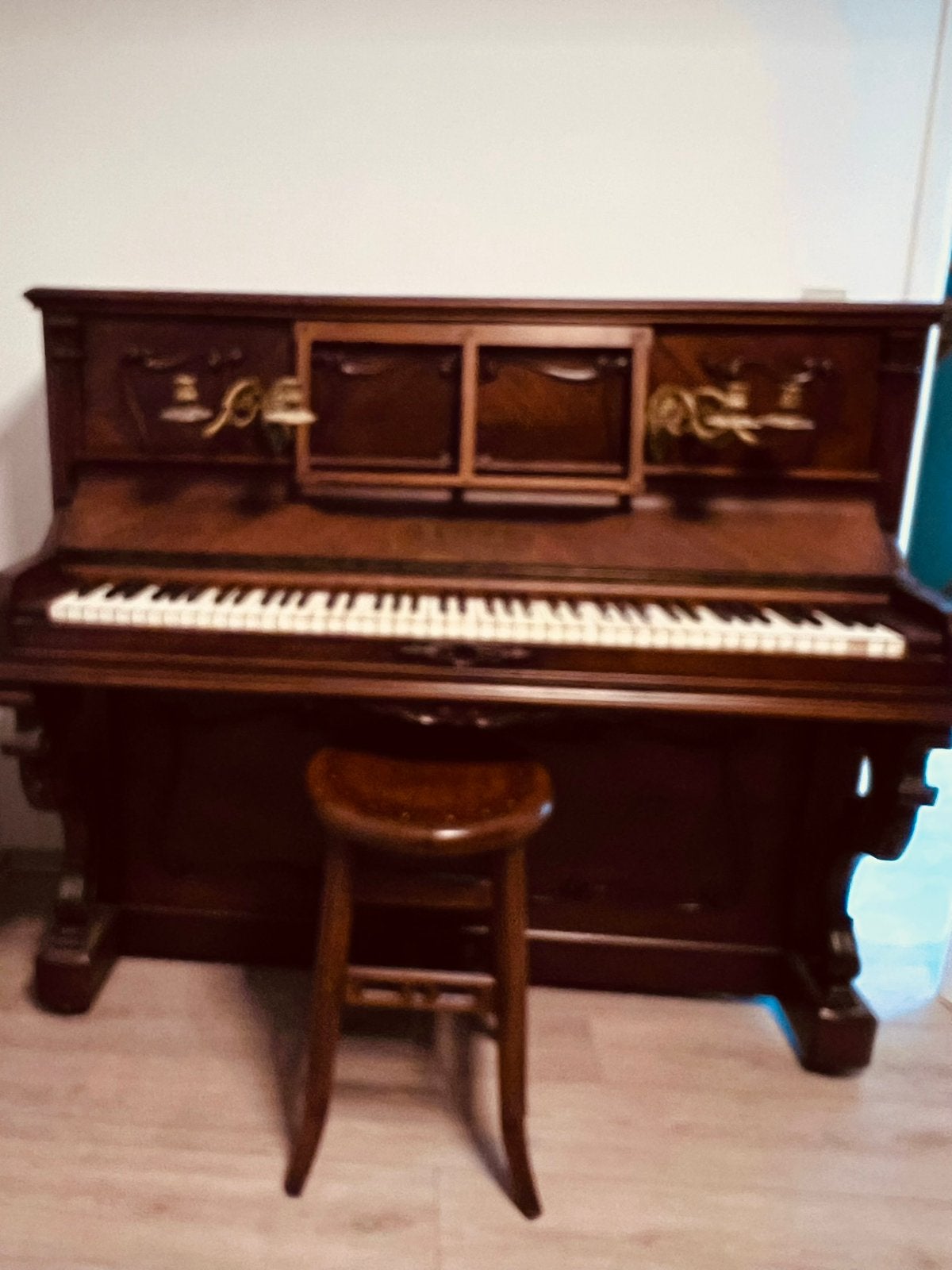 Clavier J Staub, Médailles d'Or de Paris, Enlèvement, Utilisé, Piano