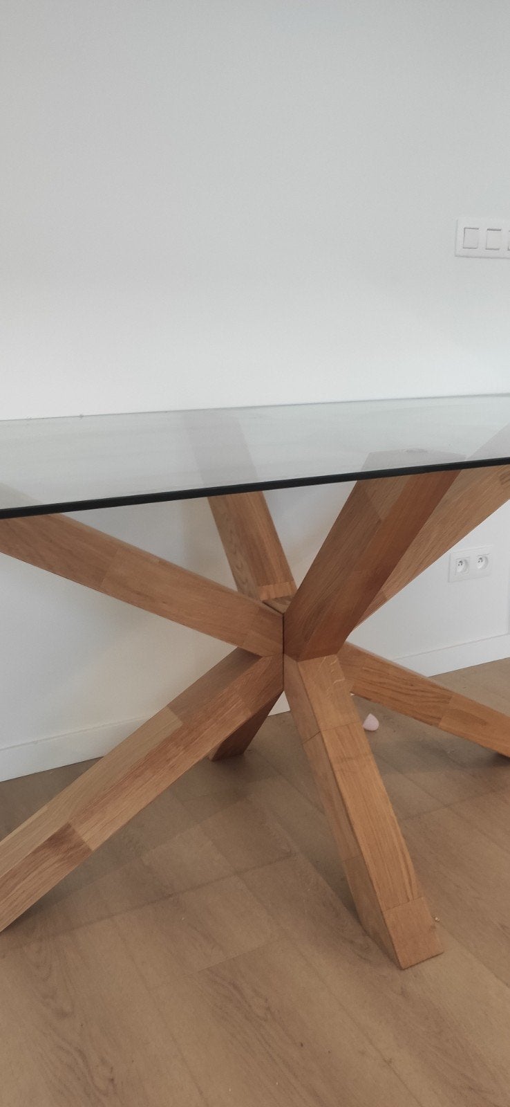 glazen tafel, Enlèvement